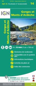 IGN Top 75 - Gorges et Monts d'Ardeche