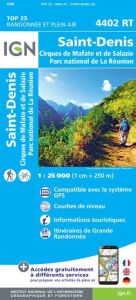 IGN Top 25 - Serie Bleu - St-Denis / Cirques de Mafate & de Salazie (Ile Réunion) 2011