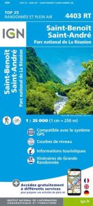 IGN Top 25 - Serie Bleu - St-Benoit / St-André (Ile Réunion) 2013