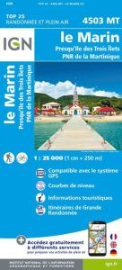 IGN Top 25 - Serie Bleu - Le Marin / Presqu'île Trois Ilets / PNR Martinique 2022