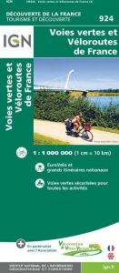 IGN Discovery Of France - Greenways and Cycle Routes of France Map (924)