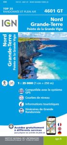 IGN Top 25 - Serie Bleu - Nord Grande-Terre (Guadeloupe) 2023
