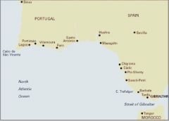 Imray C Chart - Sines to Gibraltar (C50)