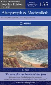 Cassini Popular Edition - Aberystwyth & Machynlleth (1921-1923)