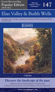 Cassini Popular Edition - Elan Valley & Builth Wells (1919-1923)