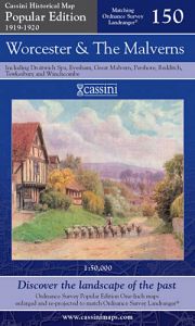 Cassini Popular Edition - Worcester & The Malverns (1919-1920)