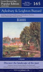 Cassini Popular Edition - Aylesbury & Leighton Buzzard (1919-1920)