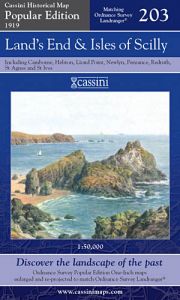 Cassini Popular Edition - Land's End & Isles of Scilly (1919)