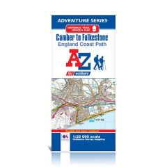 A-Z Adventure Atlas - Camber To Folkestone, England Coast Path