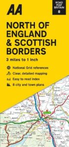 AA - Road Map Britain - North Of England & Scottish Borders