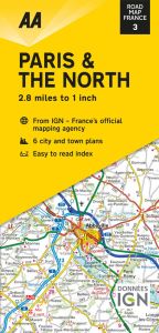 AA - Touring Map France - Paris & The North