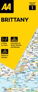 AA - Touring Map France - Brittany