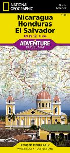 National Geographic - Adventure Map - El Salvador Nicaragua & Honduras
