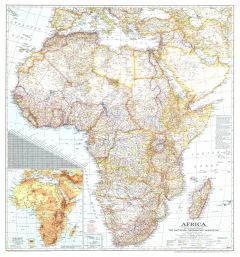 Africa  -  Published 1943 Map