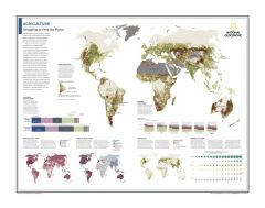 Agriculture: Struggling to Feed the Planet - Atlas of the World, 10th Edition Map