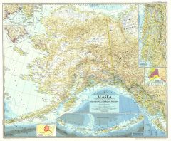 Alaska  -  Published 1956 Map