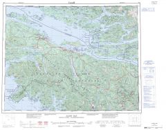 Alert Bay - 92 L - British Columbia Map