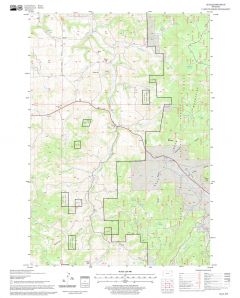 Alva Quadrangle, South Dakota Map