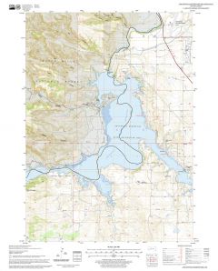 Angostura Reservoir Quadrangle, South Dakota Map