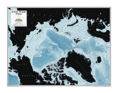 Arctic Ocean Floor - Atlas of the World, 10th Edition Map