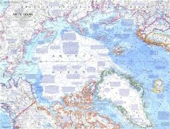 Arctic Ocean  -  Published 1971 Map
