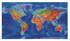 Artistic World Wall Map - Large Map