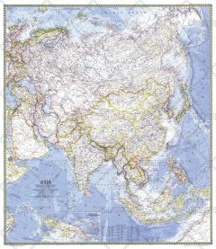 Asia  -  Published 1971 Map