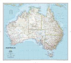 Australia Classic Map