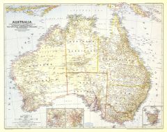 Australia  -  Published 1948 Map