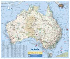 Australia Wall Map 2nd Edition Map