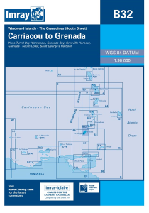 Imray B Chart - Grenadines - Carriacou to Grenada (B32)