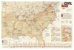 Battles of the Civil War Map