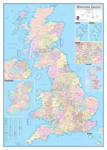 British Isles Administrative Map
