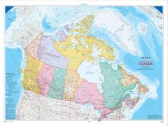 Canada Wall Map (2009) - Bilingual - Atlas of Canada Map