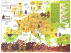Celtic Europe  -  Published 1977 Map