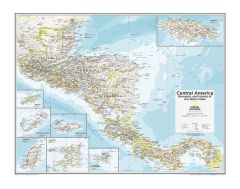 Central America, Bermuda, and Islands of the West Indies - Atlas of the World, 10th Edition Map