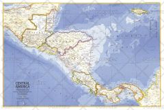 Central America  -  Published 1973 Map
