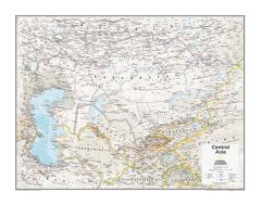 Central Asia - Atlas of the World, 10th Edition Map