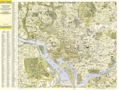 Central Washington, District of Columbia  -  Published 1948 Map