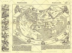 Chronicon Nurembergense 1493 Map - Published 1893 Map
