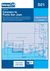 Imray D Chart - Caranero To Punta San Juan (D21)