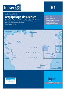 Imray E Chart - Azores (E1 )