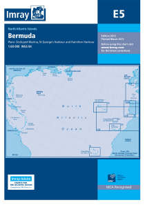 Imray E Chart - Bermuda (E5 )