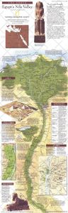 Egypts Nile Valley North  -  Published 1995 Map