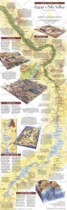 Egypts Nile Valley South  -  Published 1995 Map
