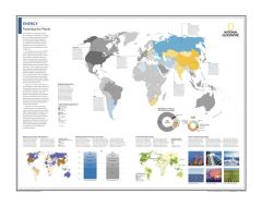Energy: Powering the Planet - Atlas of the World, 10th Edition Map
