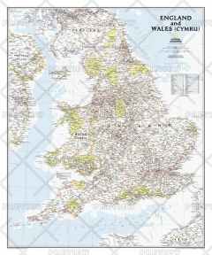 England and Wales Classic Map
