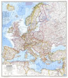 Europe  -  Published 1969 Map