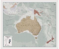 Executive Australasia Political Wall Map