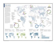 Fresh Water: Scarcity on the Rise - Atlas of the World, 10th Edition Map